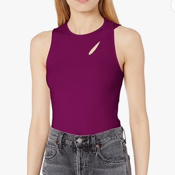 Ramy Brook Women's Sleeveless Compact Knit in Boysenberry - Picture 3 of 7